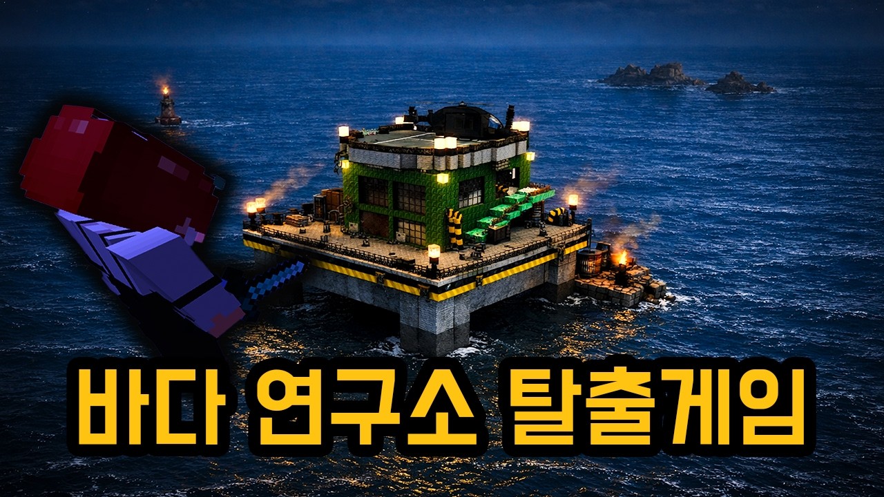 이성을 잃은 빨간 괴물.. 바다 한 가운데 괴물 연구소에서 탈출하라!!