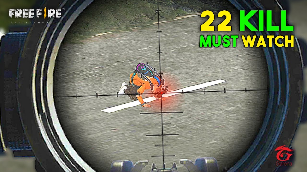 AWM 22 Kill Solo vs Squad Ajjubhai94 New OverPower Gameplay - Garena Free Fire