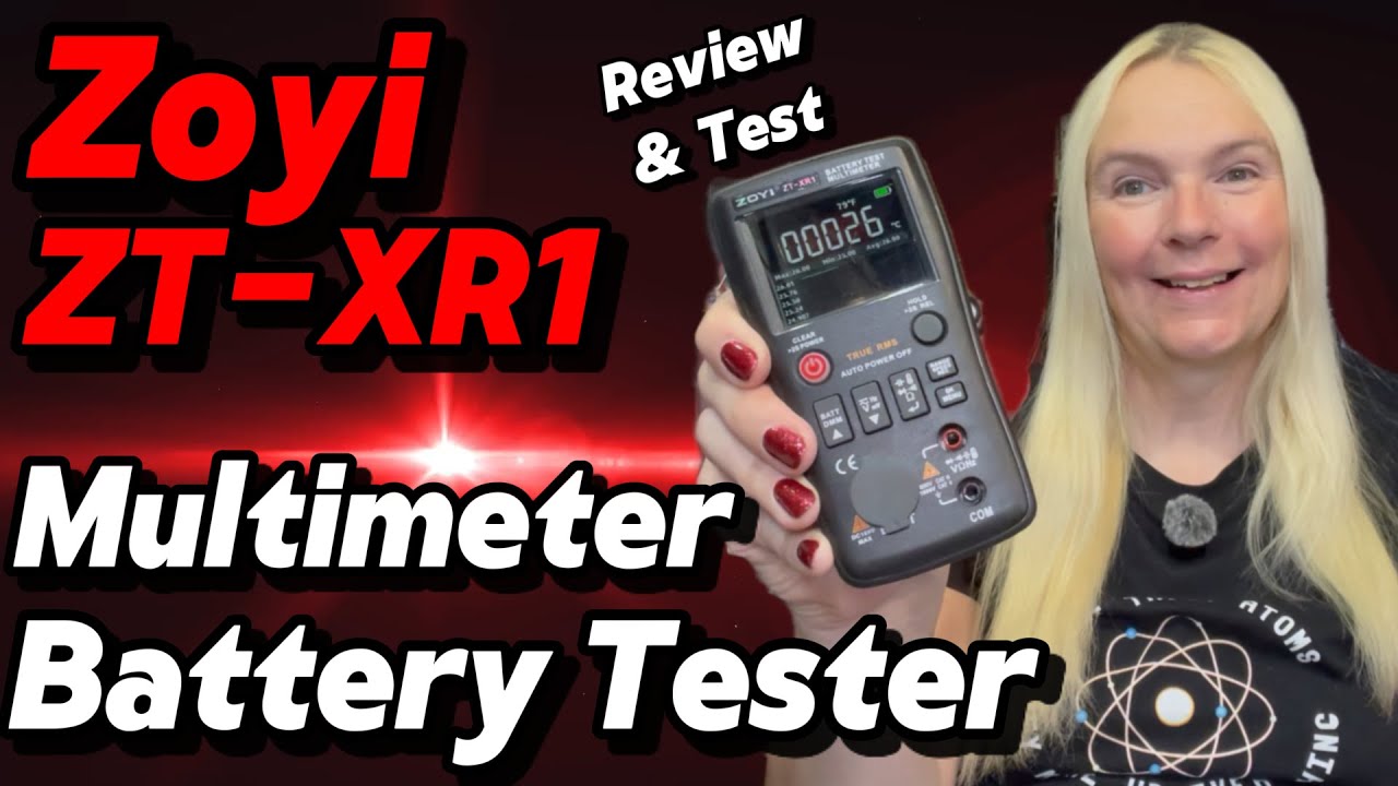 Zoyi ZT XR1 Review - Multimeter & Battery Internal Resistance Tester - Plus it does Milliohms!