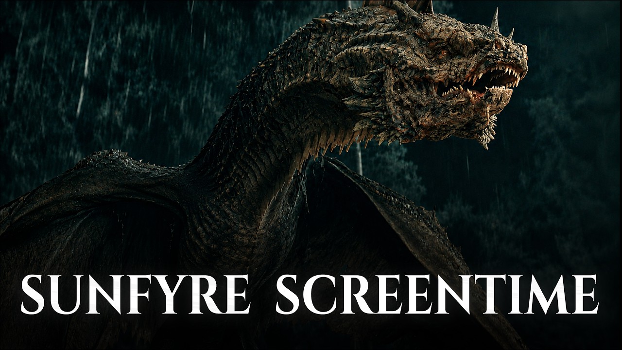 Sunfyre Screentime - House of the Dragon (Season 3)