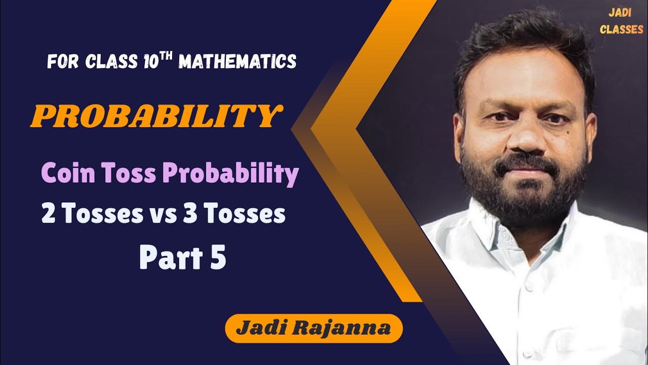 Class10 Probability | Probability of Tossing a Coin | Twice & Thrice Explained Simply 