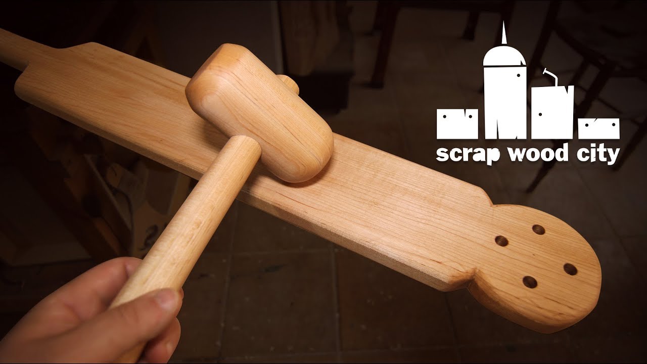 Making a talandon or simantron ( percussion instrument )