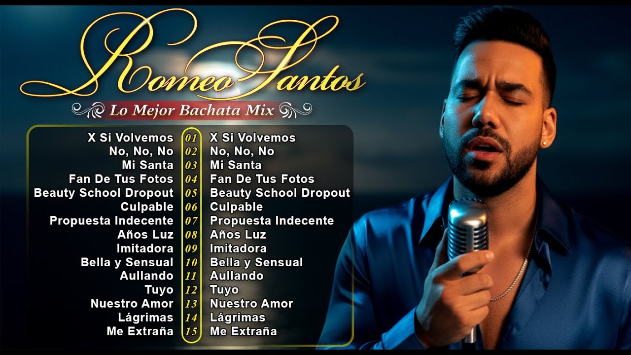 AMOR COLLECTION ESPECIALES CANCIONES PLAYLIST SALSA HITS ROMANTICOS ROMEO SANTOS INSPIRED BACHATA