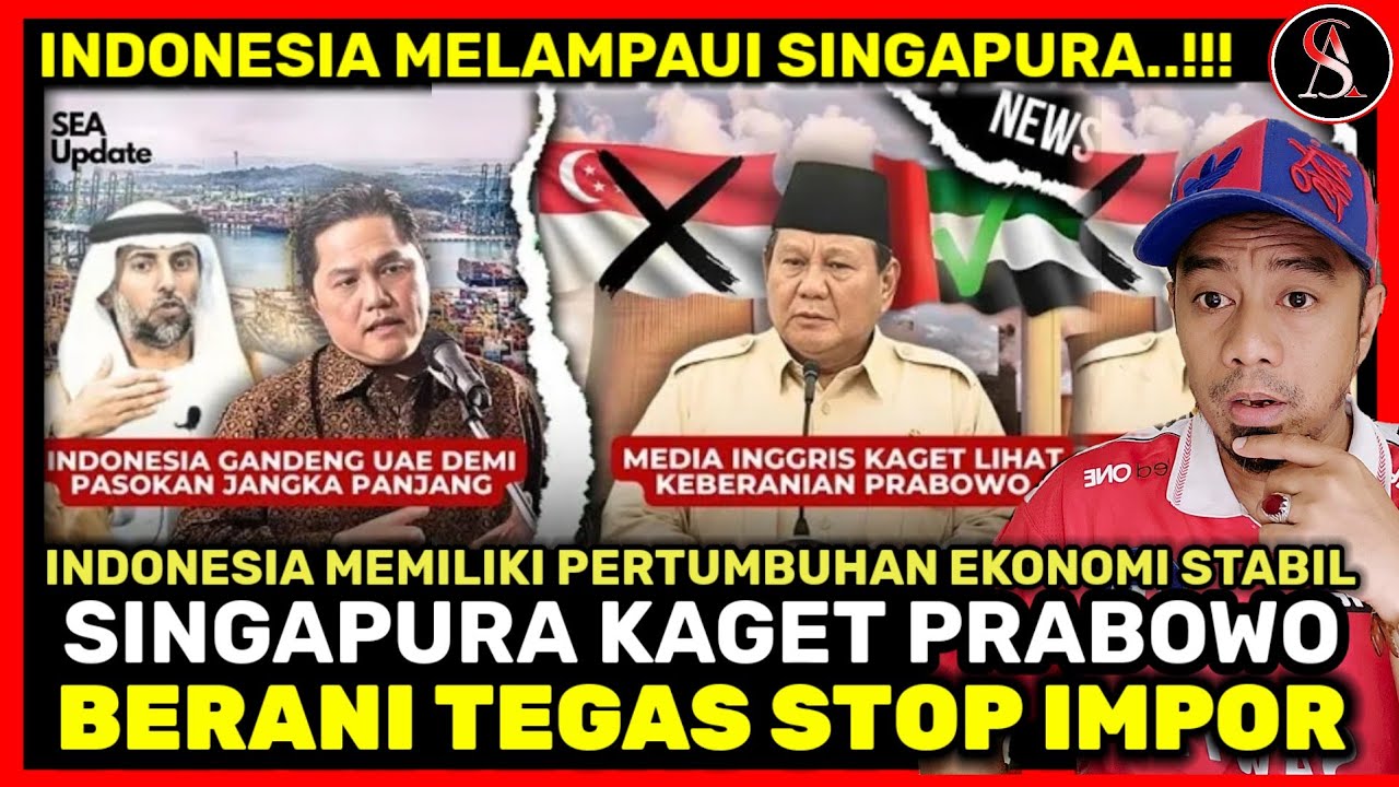 Asing Terkejut Singapura Kena Masalah Besar Ekonomi Anjlok Akibat Remehkan Kebijakan Prabowo!