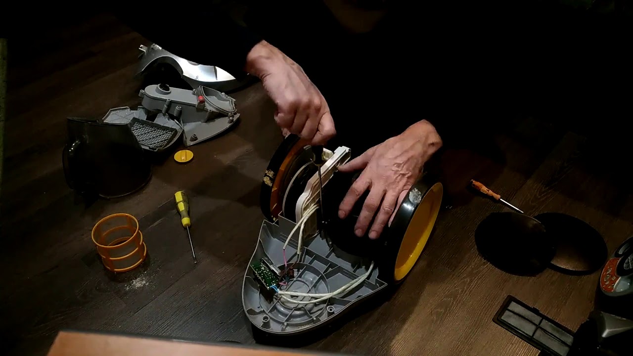 Разбор пылесоса ZANUSSI модель ZANS750