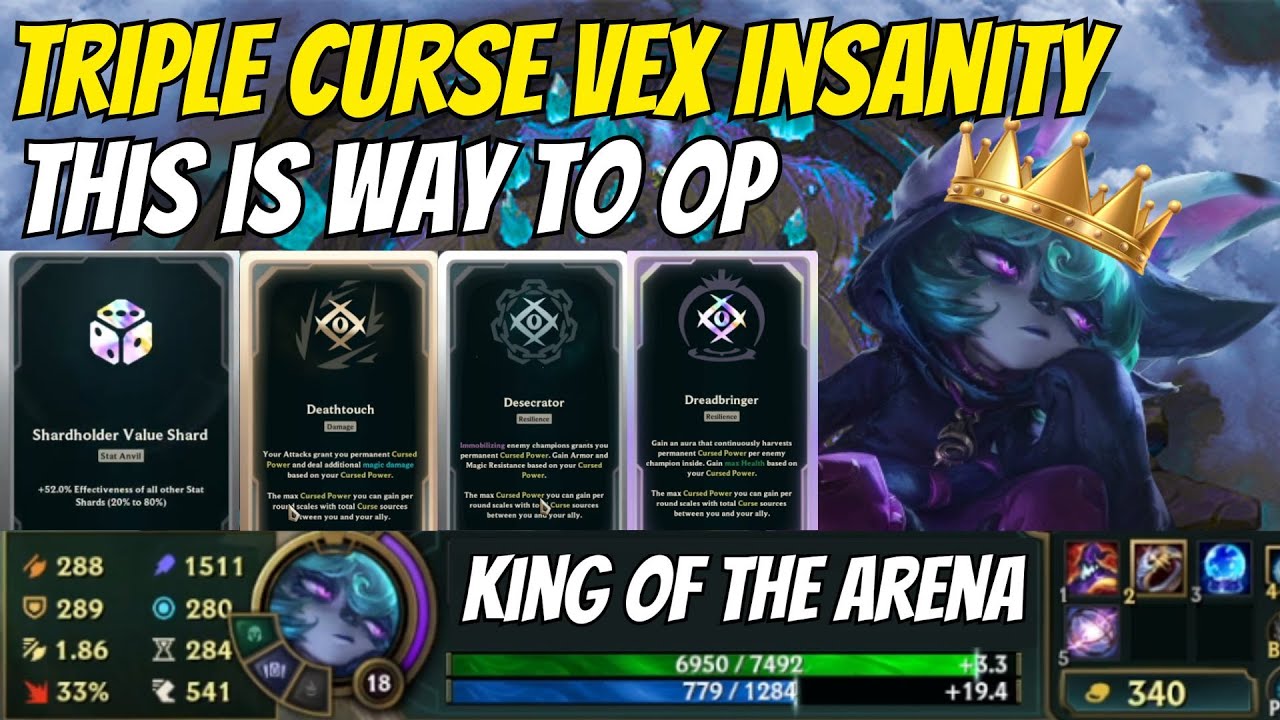 Triple Curse + Gambler&rsquo;s = 3,400 AP Vex Highroll | King Of The Arena