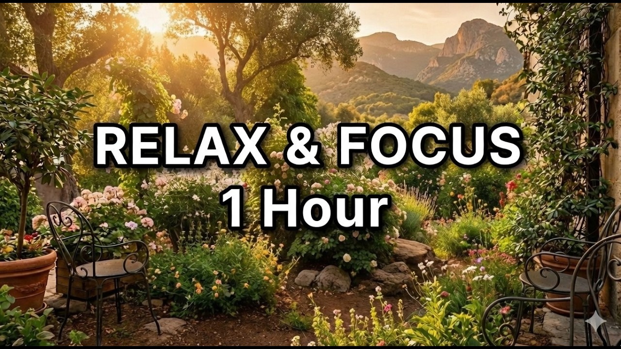 1 Hour Study Music |Cafe Ambience Relaxing| Deep Focus Instrumental for Concentration & Productivity