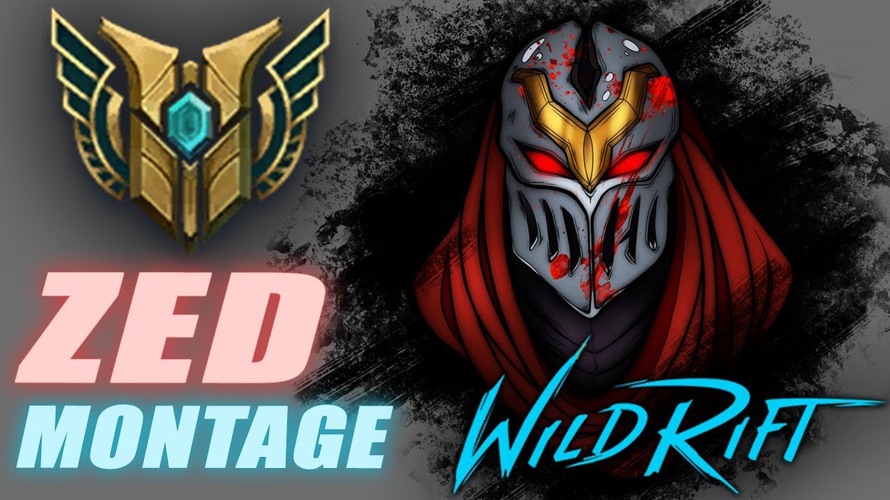 WILD RIFT ZED MONTAGE - LOL Mobile ZED Best Plays #12 - OUTSIDER 🔥