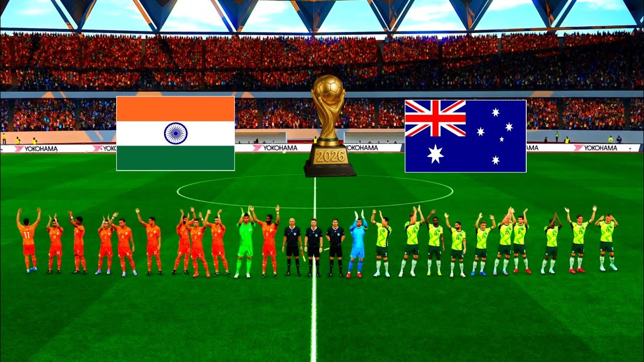 India vs Australia | International Championship Cup 2026 | Full Match | PES 2021 Simulation