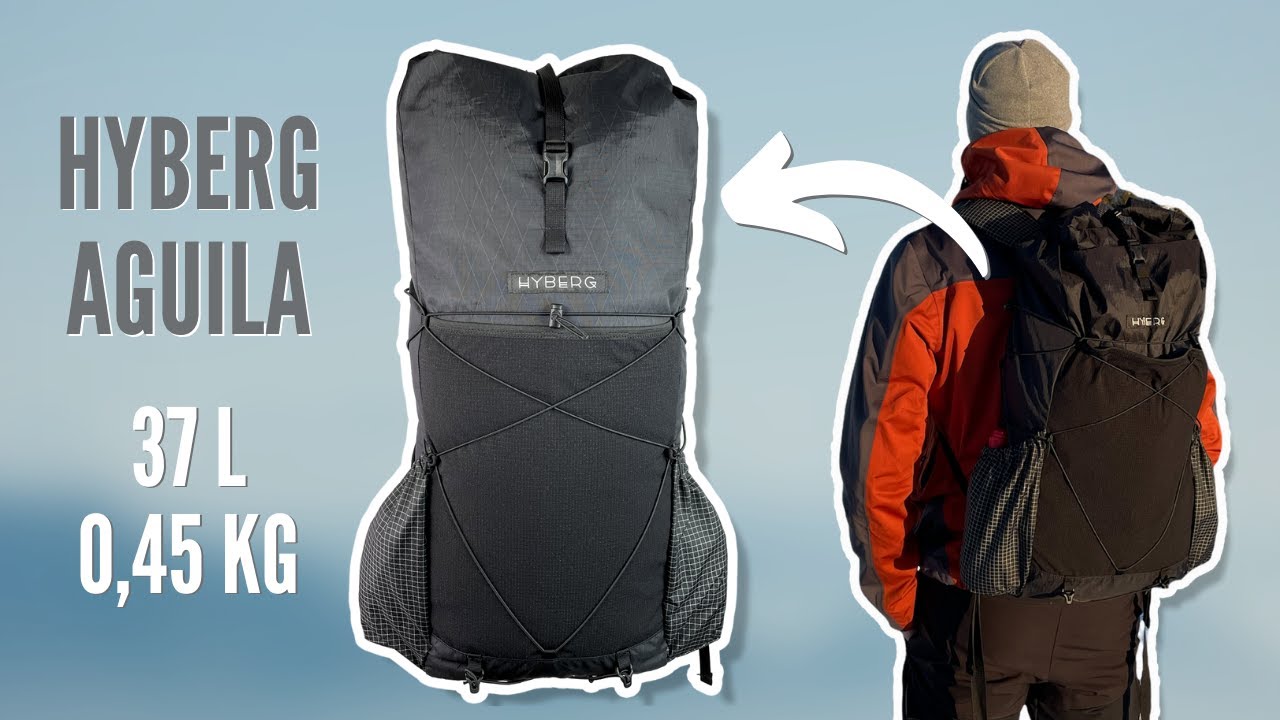 Je vous présente un SAC À DOS ultra léger : HYBERG Aguila | 37 L 450 g