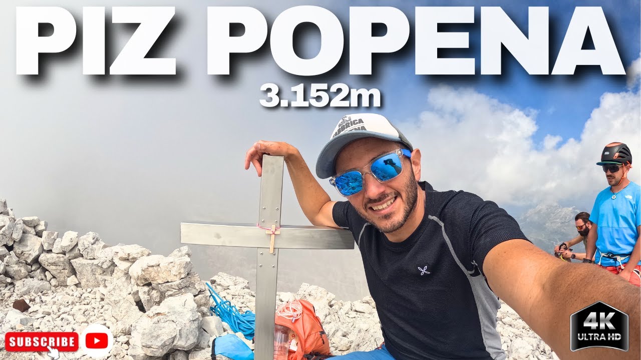 PIZ POPENA ⛰️ 3.152m - Via Normale - Gruppo del Cristallo - 3000 Delle Dolomiti
