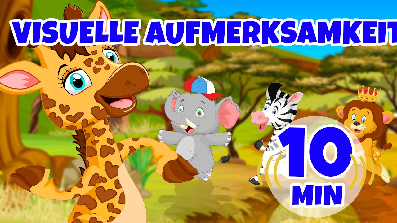 Visuelle Aufmerksamkeit – 10 Minuten Giramille | Kinderreime und Kinderlieder