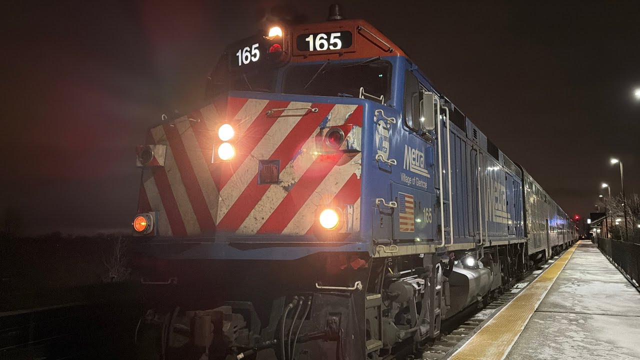 The Complete Metra Evening Rush Hour At La Fox On January 16, 2026