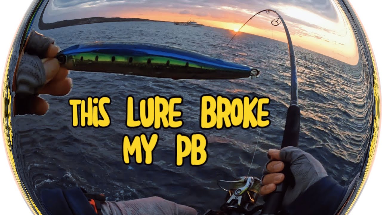 This Shimano lure broke my PB!