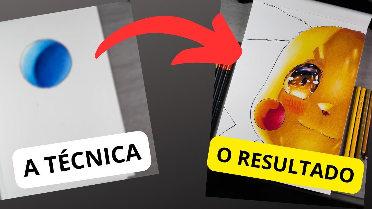 TUTORIAL Técnica Fácil para Pintar Desenhos de Animes