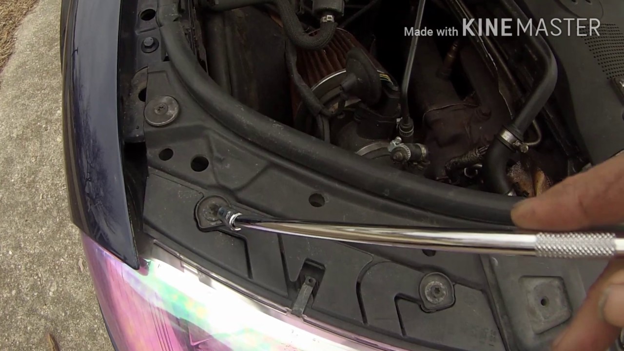 B5.5 passat headlight removal