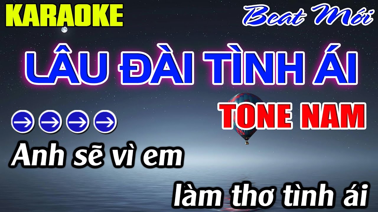 Lâu Đài Tình Ái Karaoke Tone Nam Karaoke Mê Nhạc Sống - Beat Mới