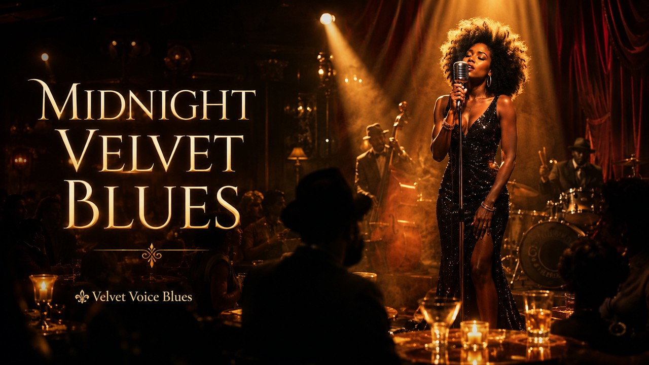 Midnight Latin Blues 🌹 Soulful Female Voice &bull; Relaxing Night Caf&eacute; Music