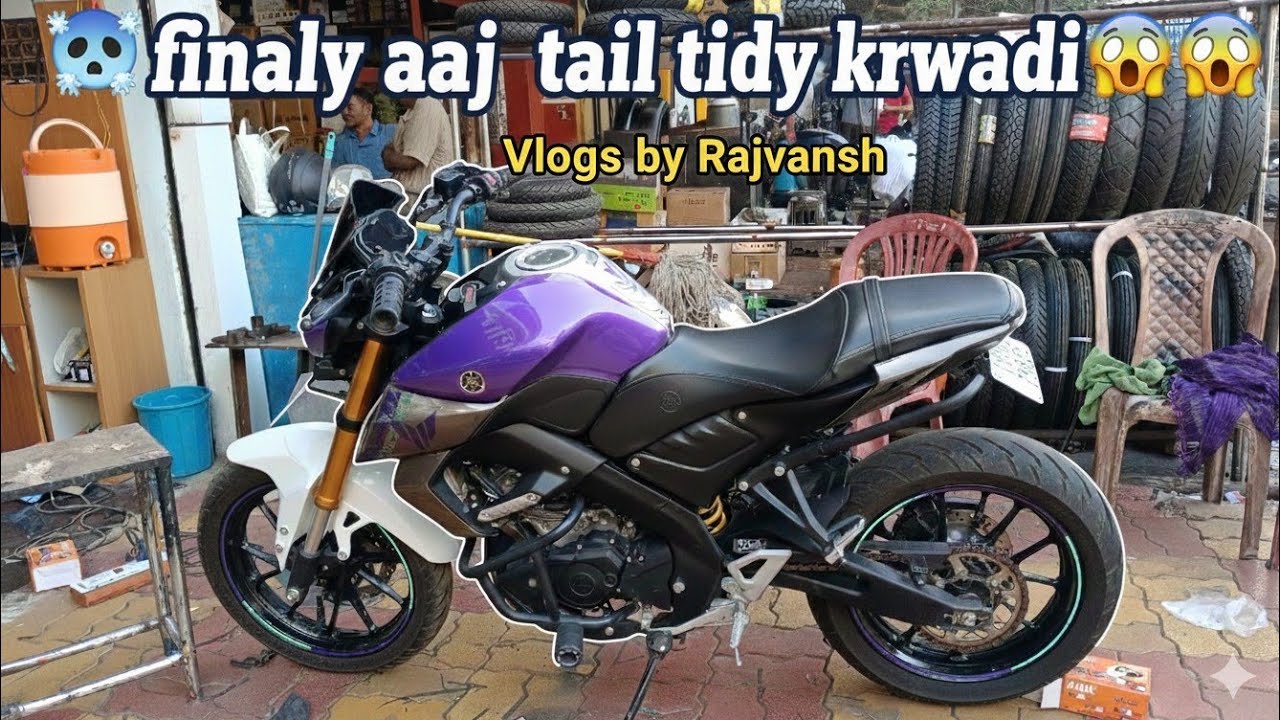 Aaj tail tidy krwadi finaly😱 looks poori change #mt15modifikasi #mt15 