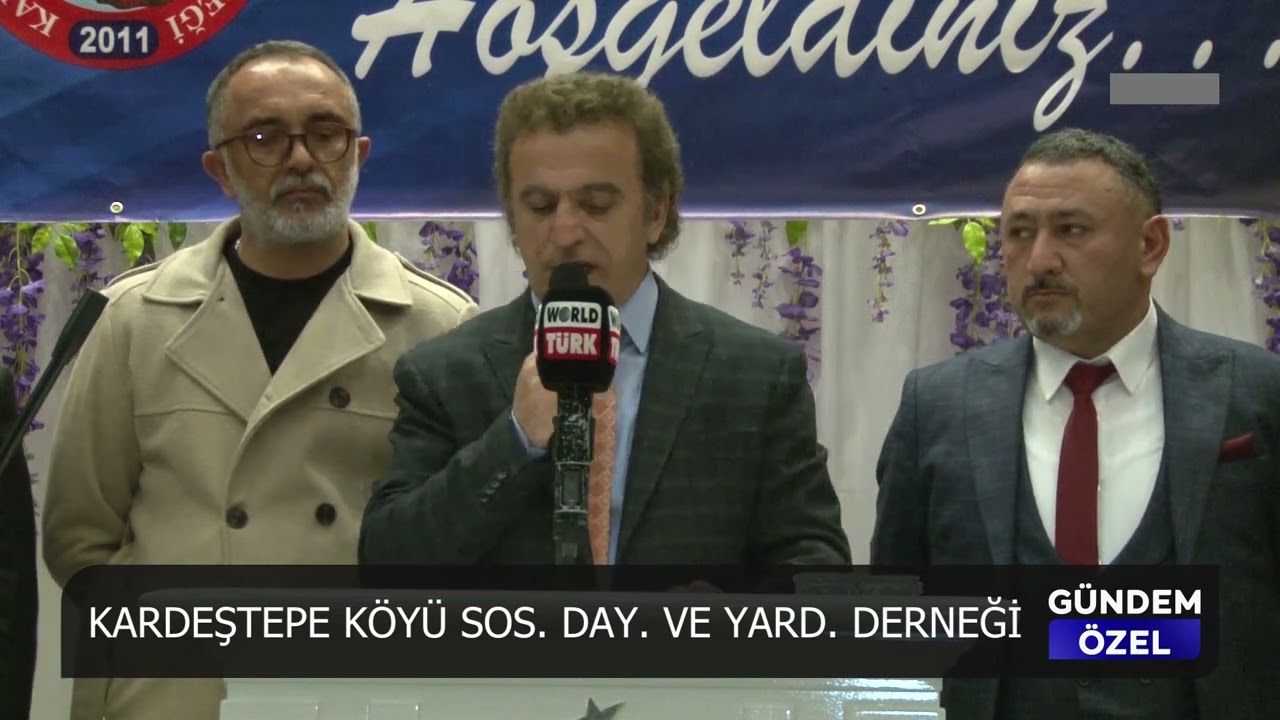 KARDEŞTEPE KÖYÜ SOS. DAY. VE YARD. DER. 2023 KAZ GECESİ. WORLD TURK TV DE.