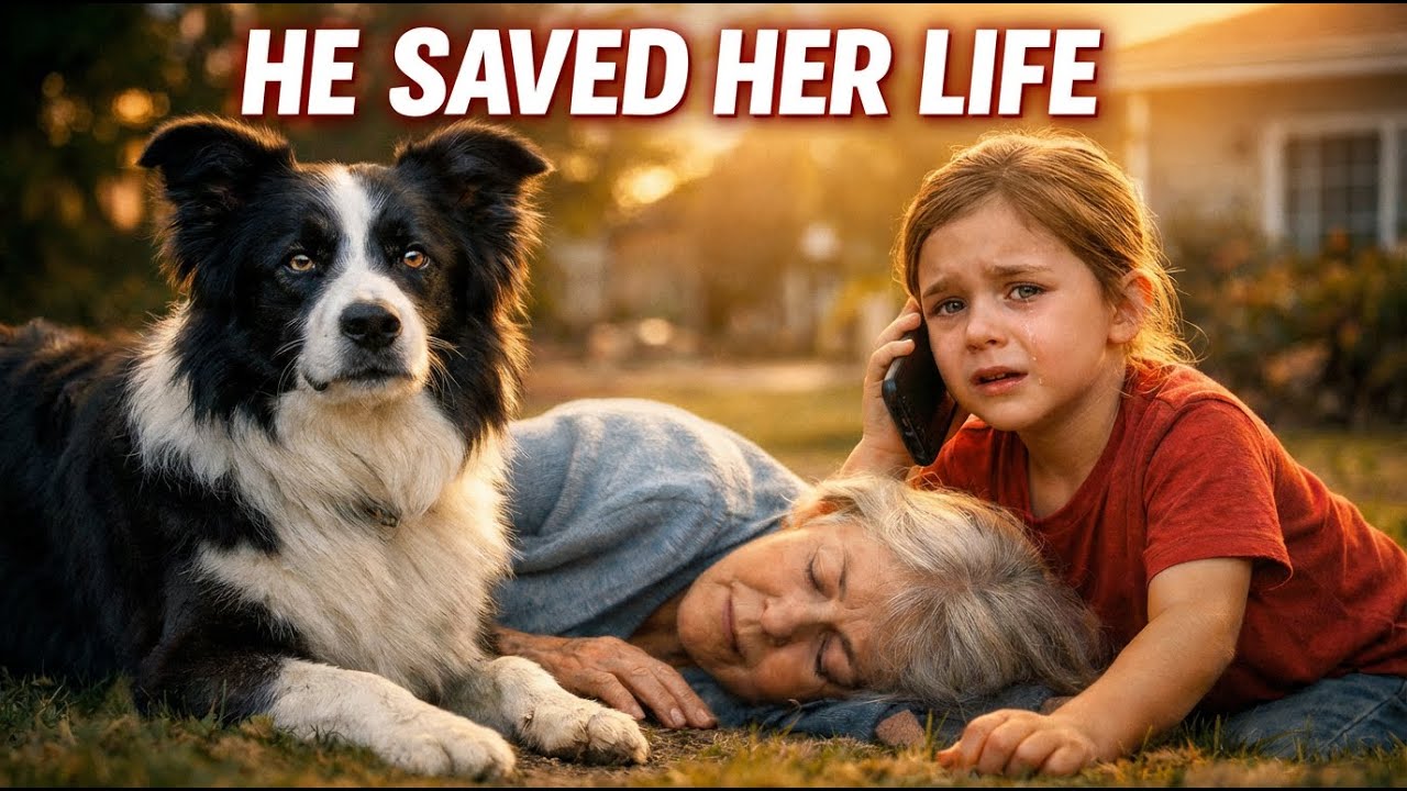Border Collie Saves Grandma's Life - 6-Year-Old's 911 Call Will Make You Cry