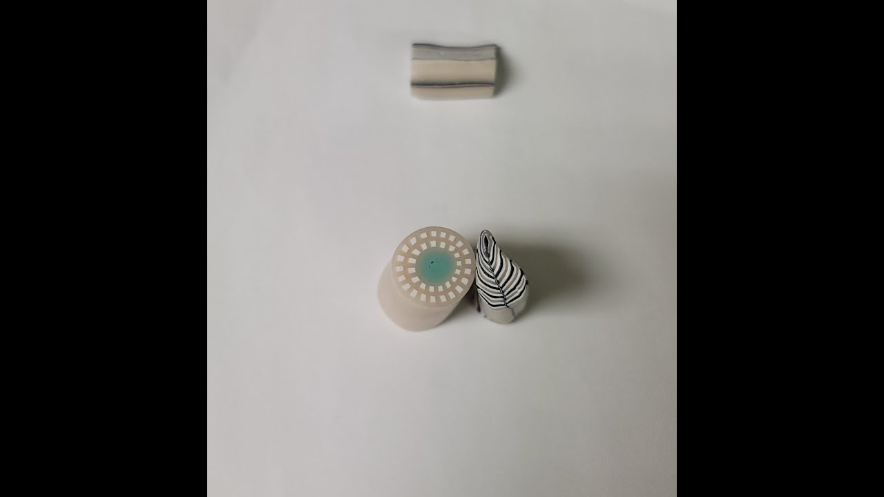 Polymer Clay Ghost Canes Series Part 1