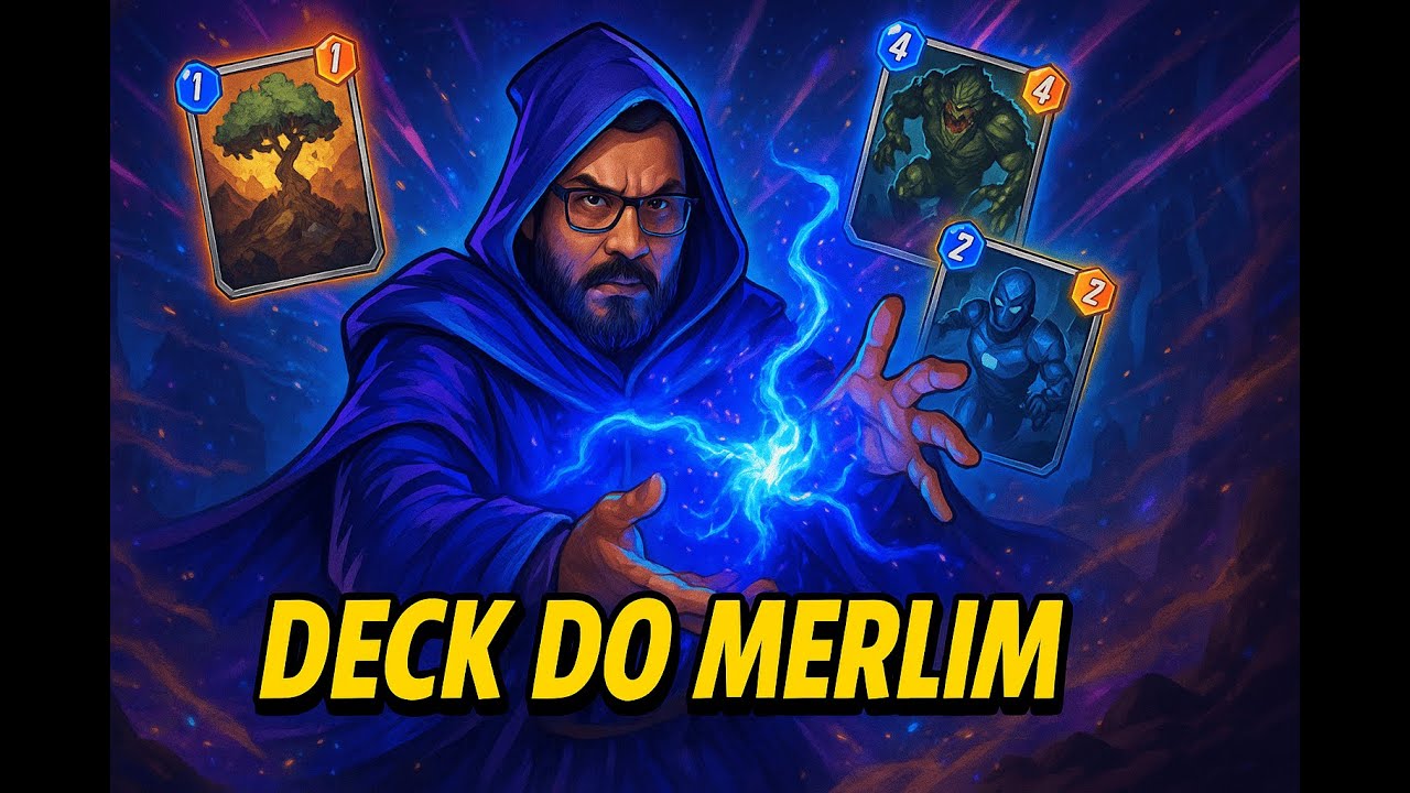 CONTEMPLEM O MAGO! DECK DE MERLIM INCOMODANDO MUITO NA RANKEADA.