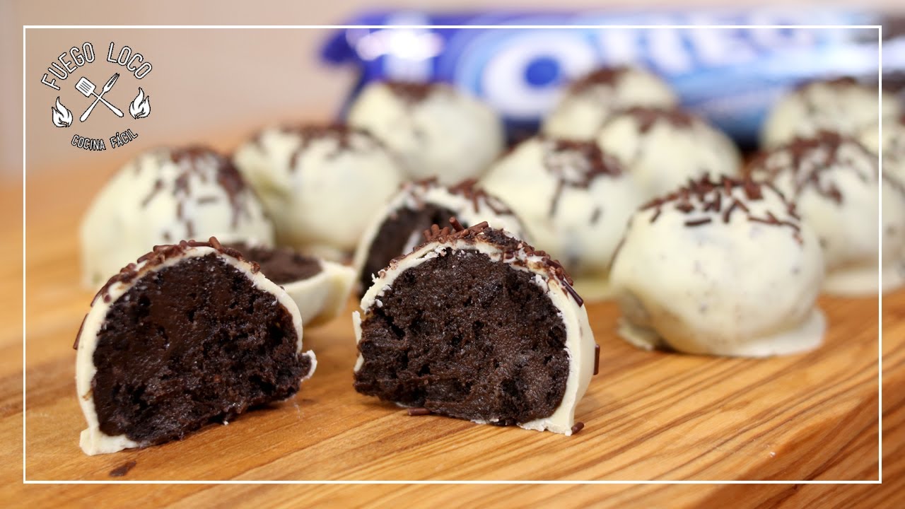 Trufas de OREO | BOMBONES Fáciles de OREO