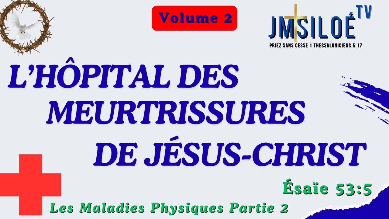 JMSiloé | L'hôpital des meurtrissures de Jésus | Les maladies Physchiques_Partie 2