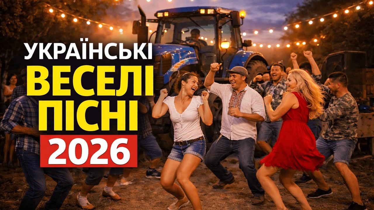 Топ українських веселих пісень 2026 – музика яка заряджає позитивом на весь день