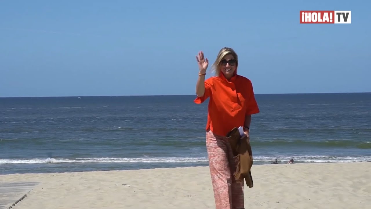 Máxima de Holanda visitó la isla Texel en los Países Bajos | ¡HOLA! TV
