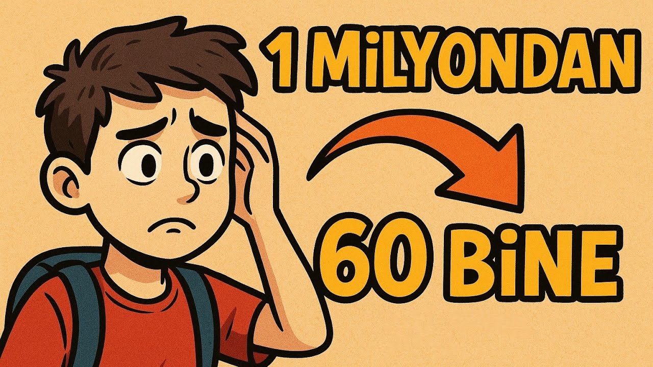 1 MİLYONDAN 60 BİNE ÇEKEN ÖĞRENCİM VE BEN