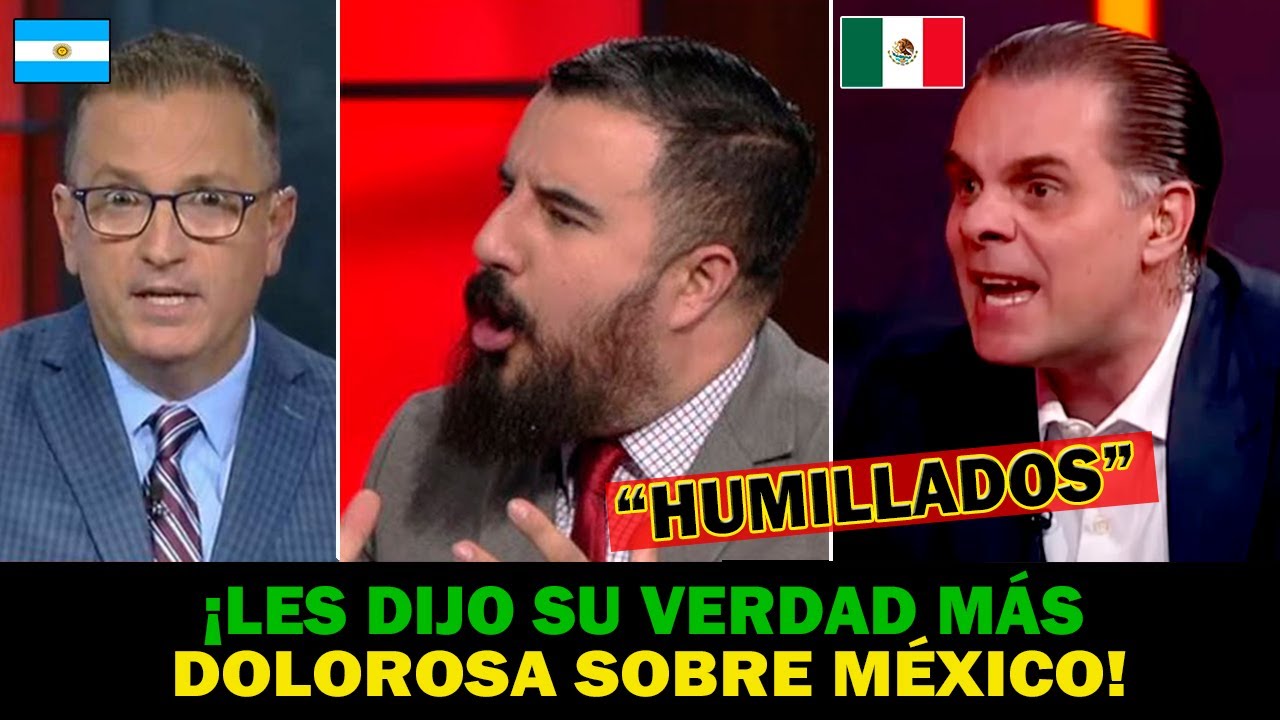 🔴PERIODISTA ARGENTINO NO SE CALLA Y LES DICE EN LA CARA A MEXICANOS UNA VERDAD DOLOROSA De Su LIGA!