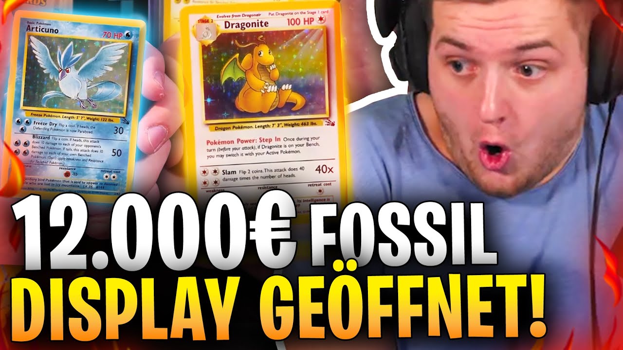 💸🤯20 JAHRE altes DRAGORAN aus 12.000€ FOSSIL DISPLAY?! | 2 BESTEN KARTEN hintereinander GEZOGEN!