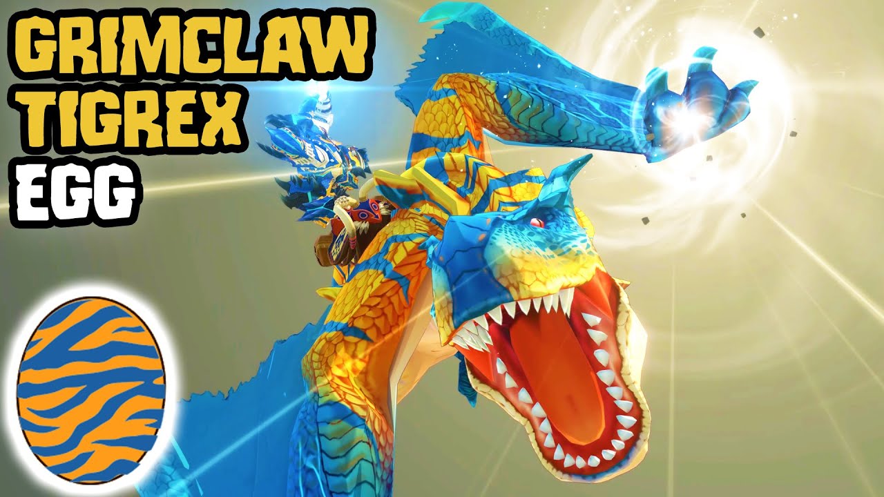 GRIMCLAW TIGREX DEVIANT MONSTER EGG IN ALCALA SUPER RARE MONSTER DEN - MONSTER HUNTER STORIES 2