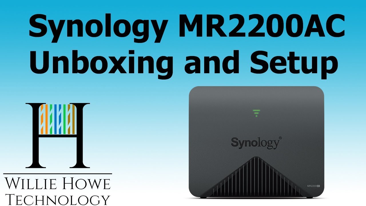 Synology MR2200AC Router Unboxing and Setup