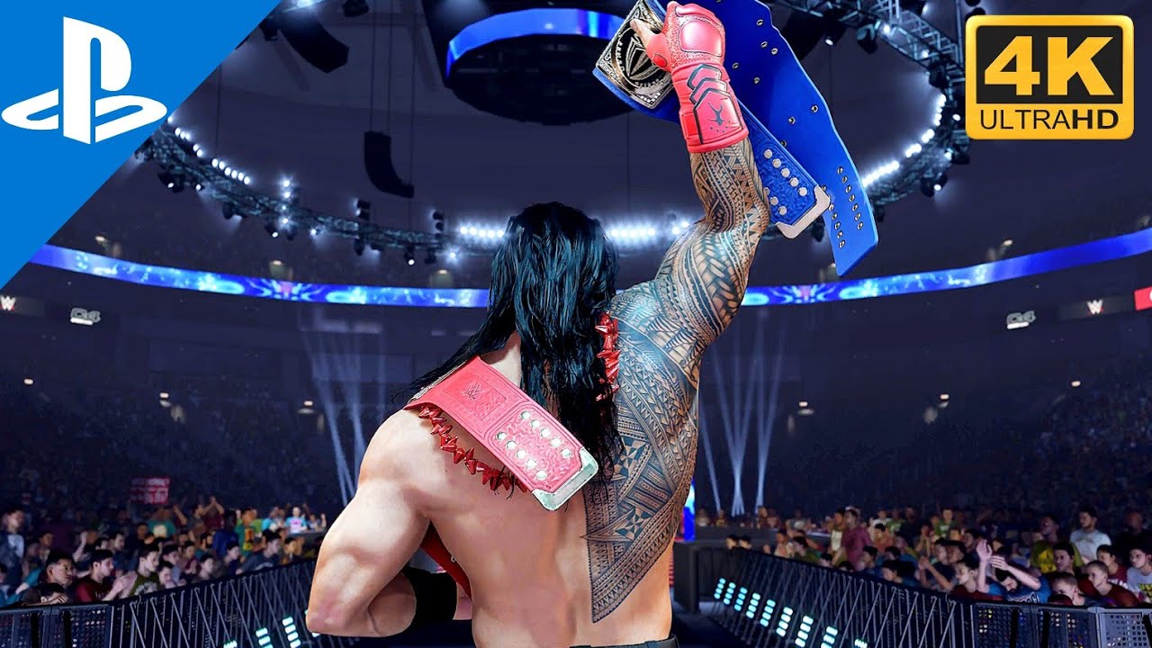 (PS5) WWE 2K23 Roman Reigns vs Stone Cold | Next-Gen Realistic Ultra Graphics Gameplay[4K 60FPSHDR]
