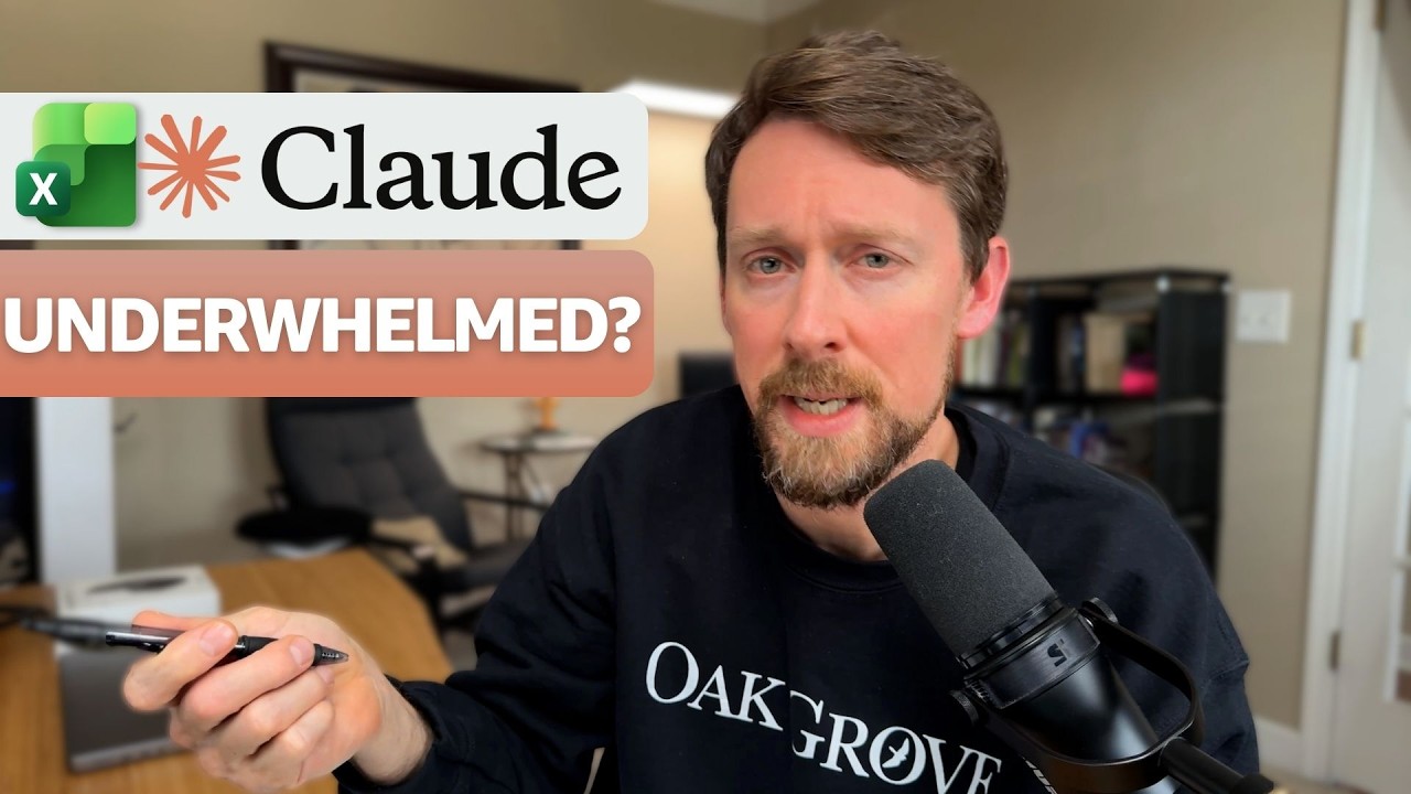 Claude in Excel [Excited and Underwhelmed]