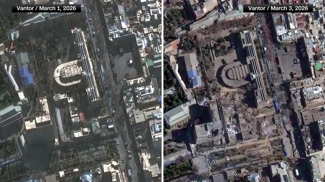 Satellite images show significant destruction of Tehran Judiciary Complex
