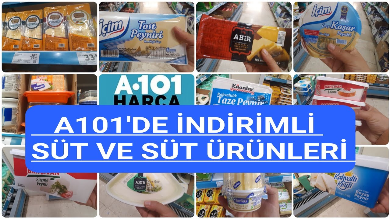 A101'DE İNDİRİMLİ S&Uuml;T VE S&Uuml;T &Uuml;R&Uuml;NLERİ|A101 İNDİRİM| A101 BU BU HAFTA 9 AĞUSTOS 2022