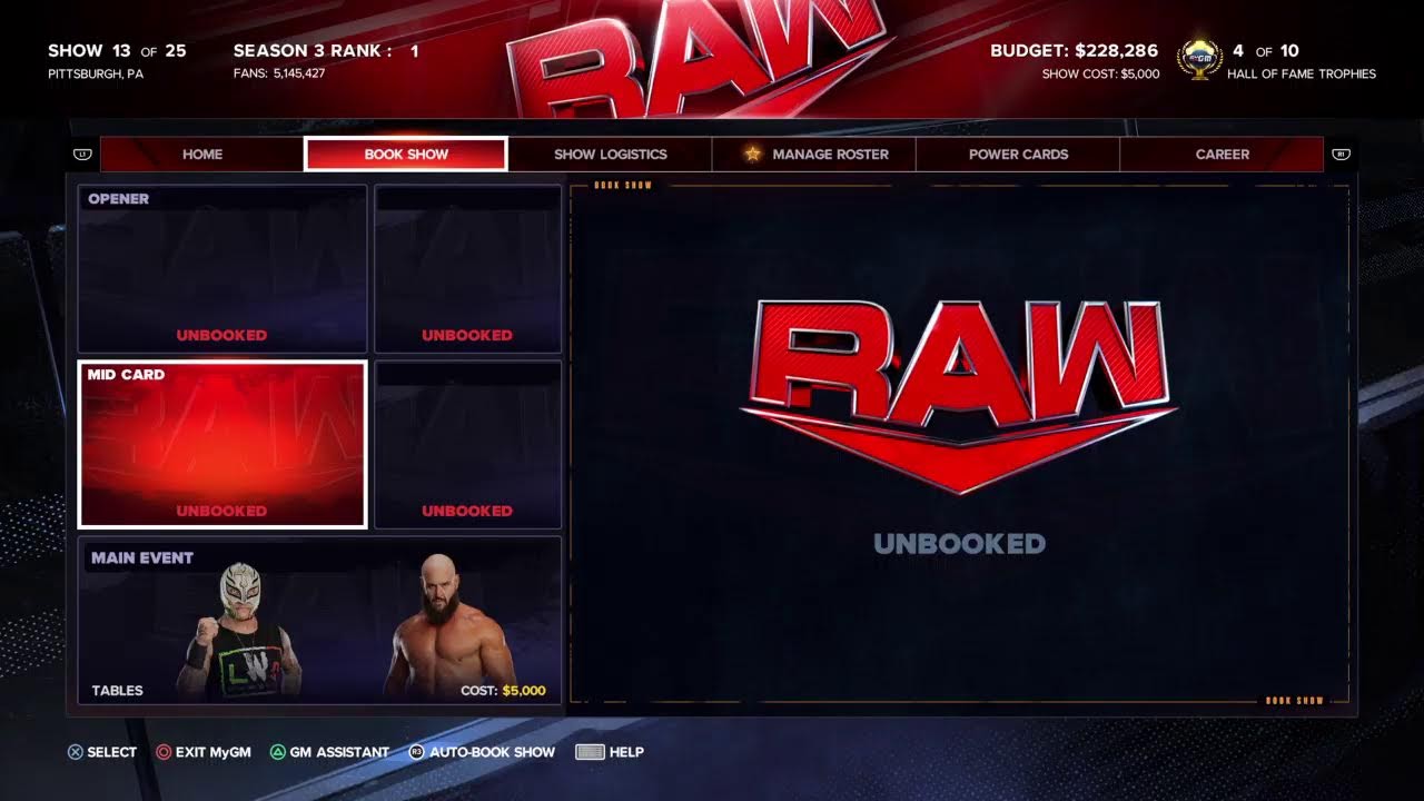 WWE GM and More