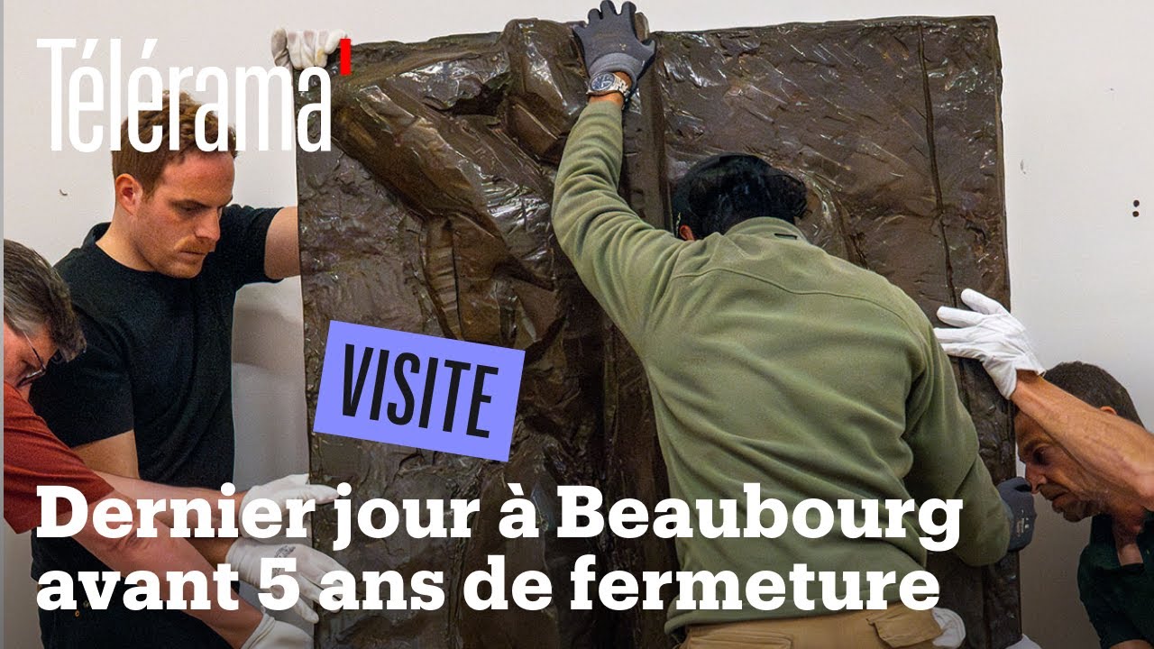 Le dernier jour du Centre Pompidou (avant 5 ans de travaux)