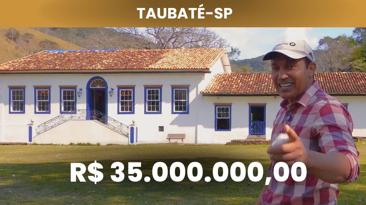 Fazenda Monumental à Venda em Taubaté 🌄 | 650 ha e Casa Sede Centenária!