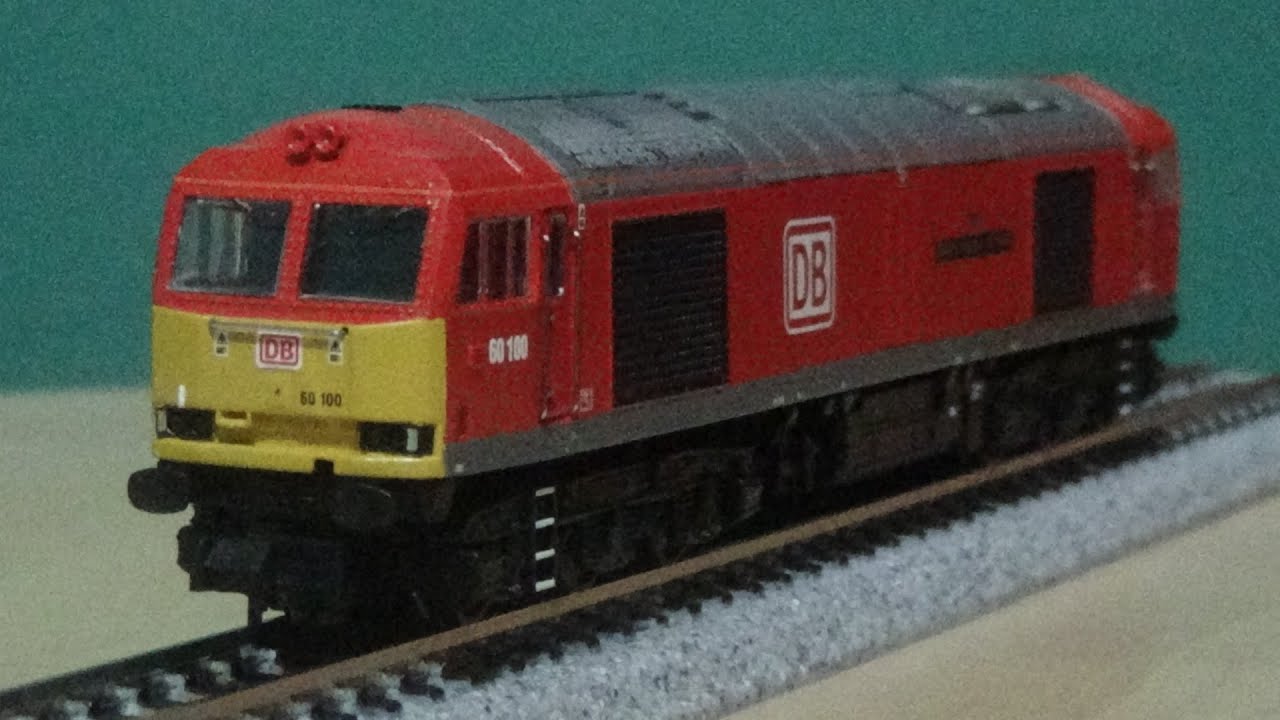 Грэм Фэриш 371-359 | Тепловоз класса 60 | 60100 DB Cargo | Габарит N | Обзор | HD