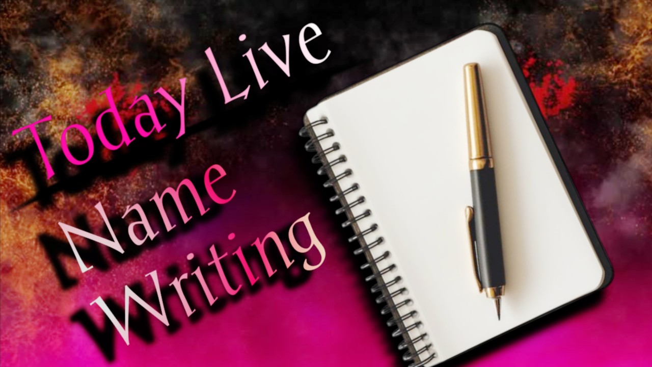 Writing Subscriber Names Art live #namewriting #live #namewritinglive