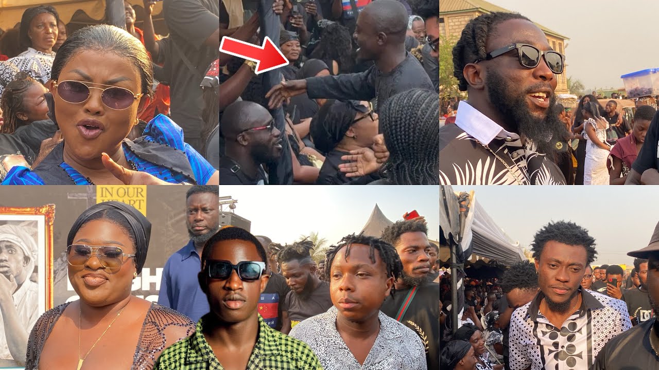 Wow❤️Lil Win & Dr Likee REUNITE at C CONFION'S Funeral, Nana Ama McBrown, Sista Afia, Asaaka Boyz