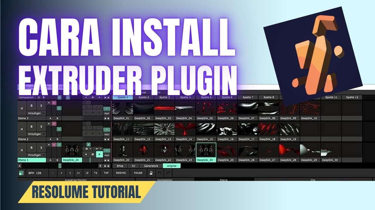 How to Install Extruder Plugin Resolume || Cara Install Resolume Plugin