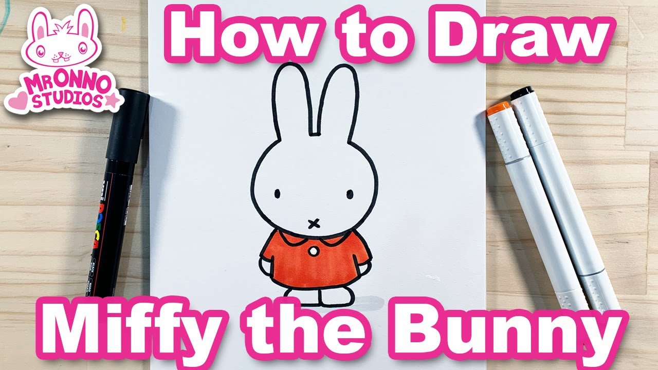 How to Draw Miffy the Bunny | Dick Bruna Character