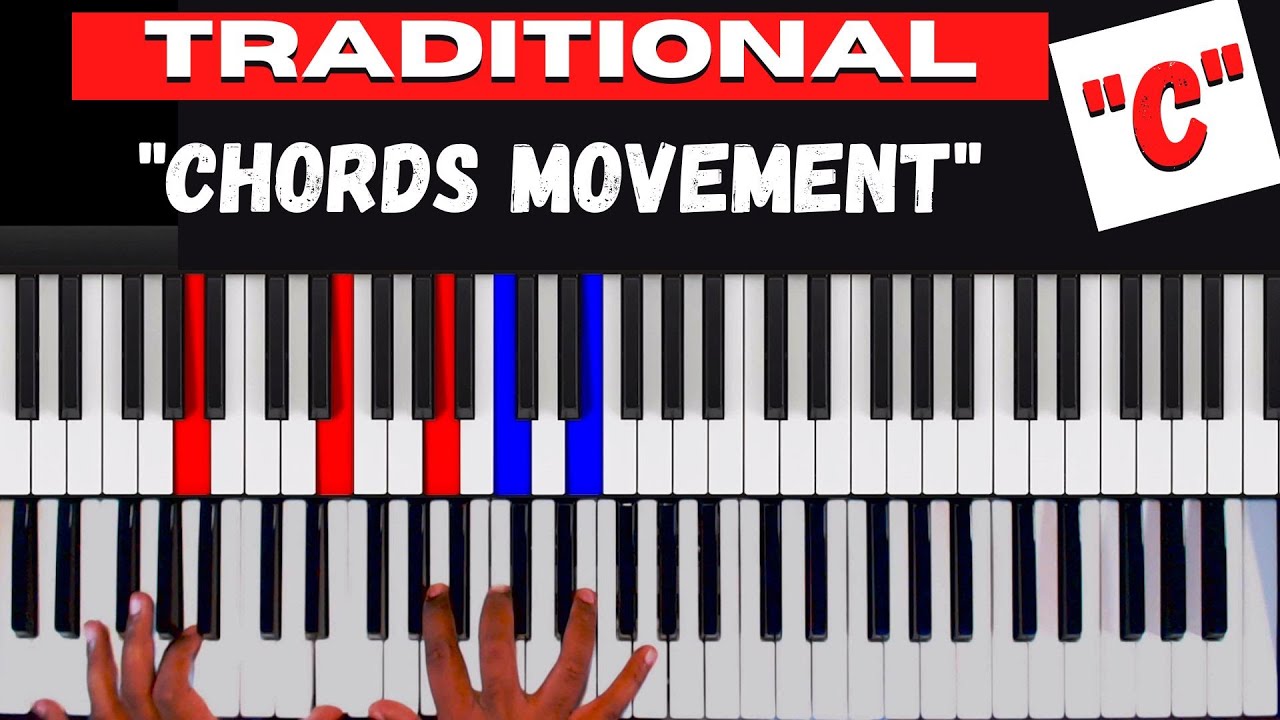 Traditional Gospel Chord Progression Full Movement in C