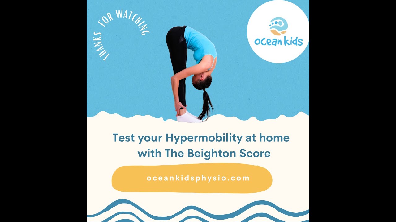 Test your child's hypermobility at home, using the Beighton Score!